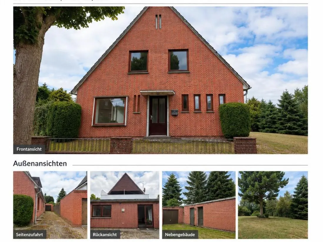 Single-family house in Heide – existing building before conversion