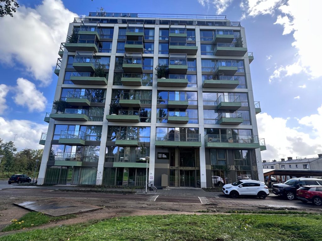 Overall facade view – The Urban Woods Delft