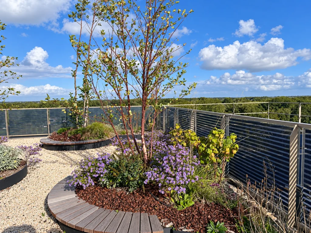 Planted roof terrace – The Urban Woods Delft