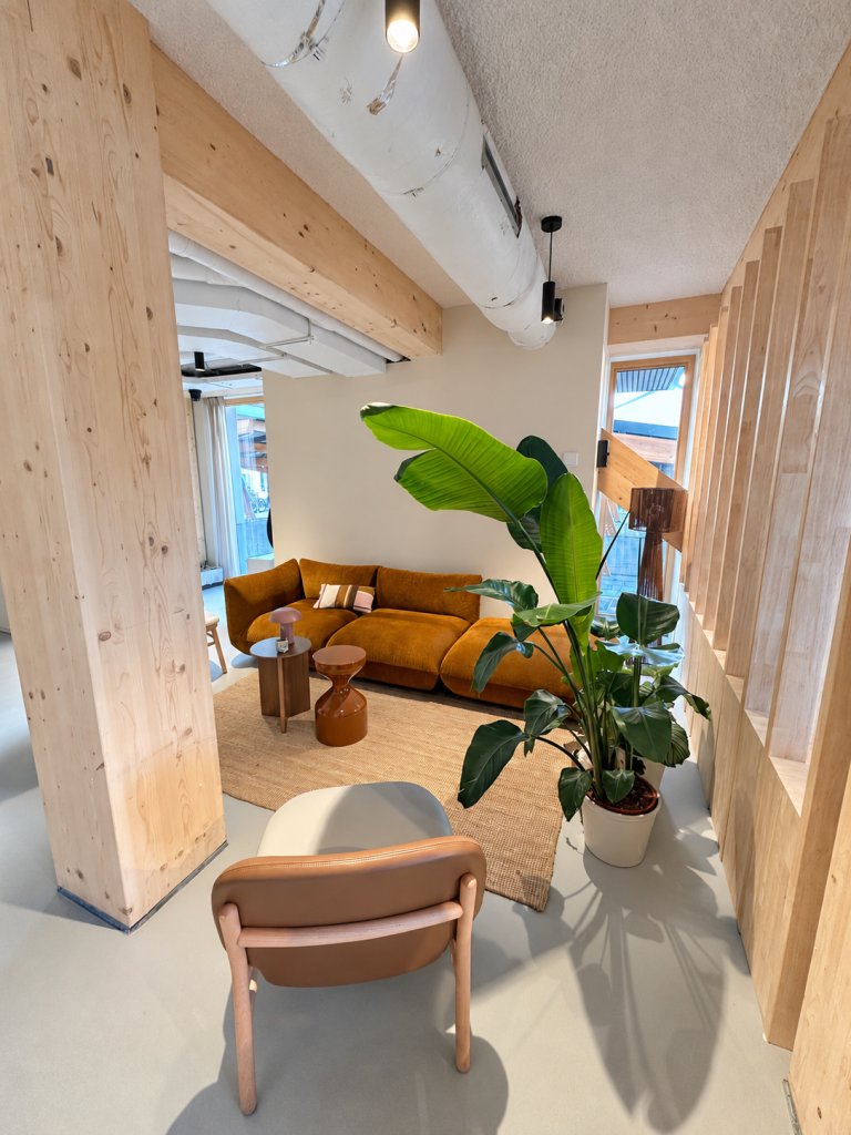 Another view of the lounge – The Urban Woods Delft
